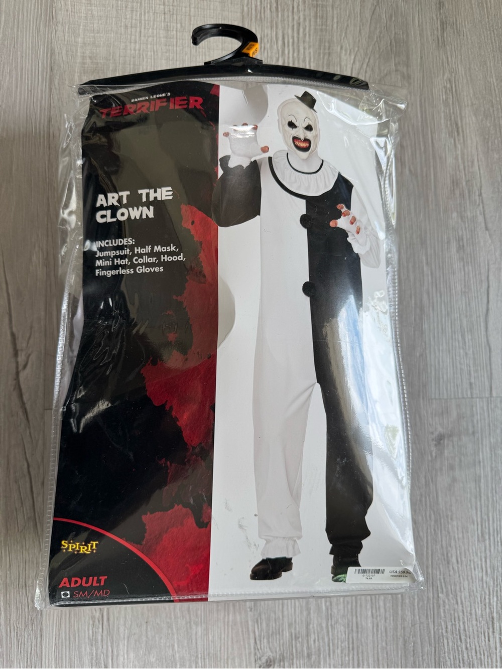 Terrifier Art The Clown Adult Costume